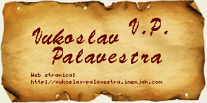 Vukoslav Palavestra vizit kartica